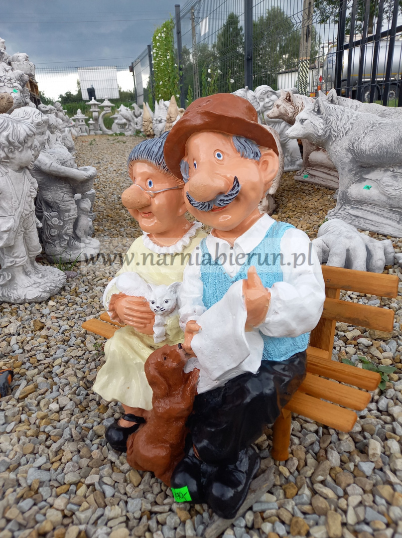 Figurki Do Ogrodu Babcia I Dziadek Figurka z żywcy dziadki Babcia i dziadek 50 cm > Góraleks > Najlepsze